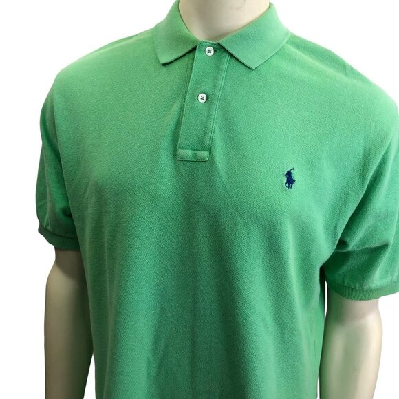 POLO BY RALPH LAUREN MENS SHIRT GREEN SZ M - Picture 2 of 5